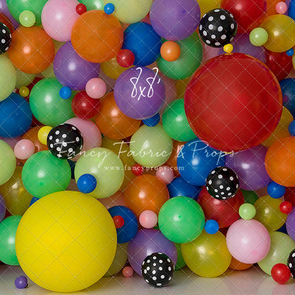 Primary Polka Dot Balloon Wall