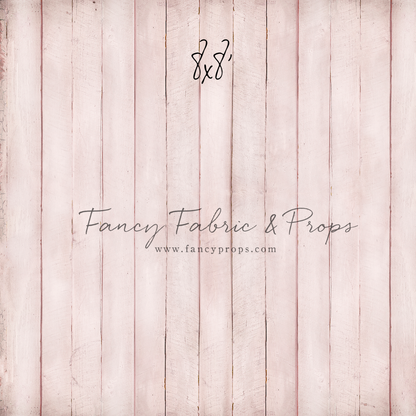 Princess Pink Wood Planks Mat Floor