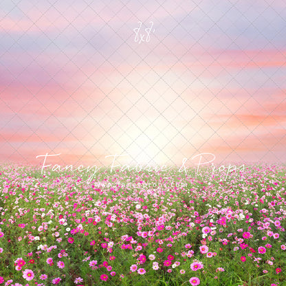 Rosy Wildflower Stroll