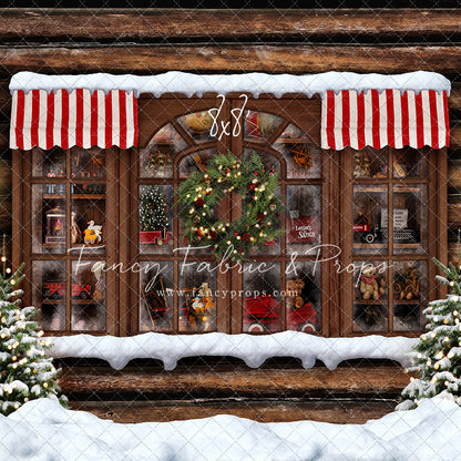 Santa's Workshop Window