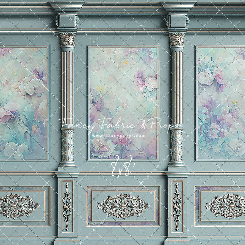 Sky Floral Victorian Wall - With Sweep Option