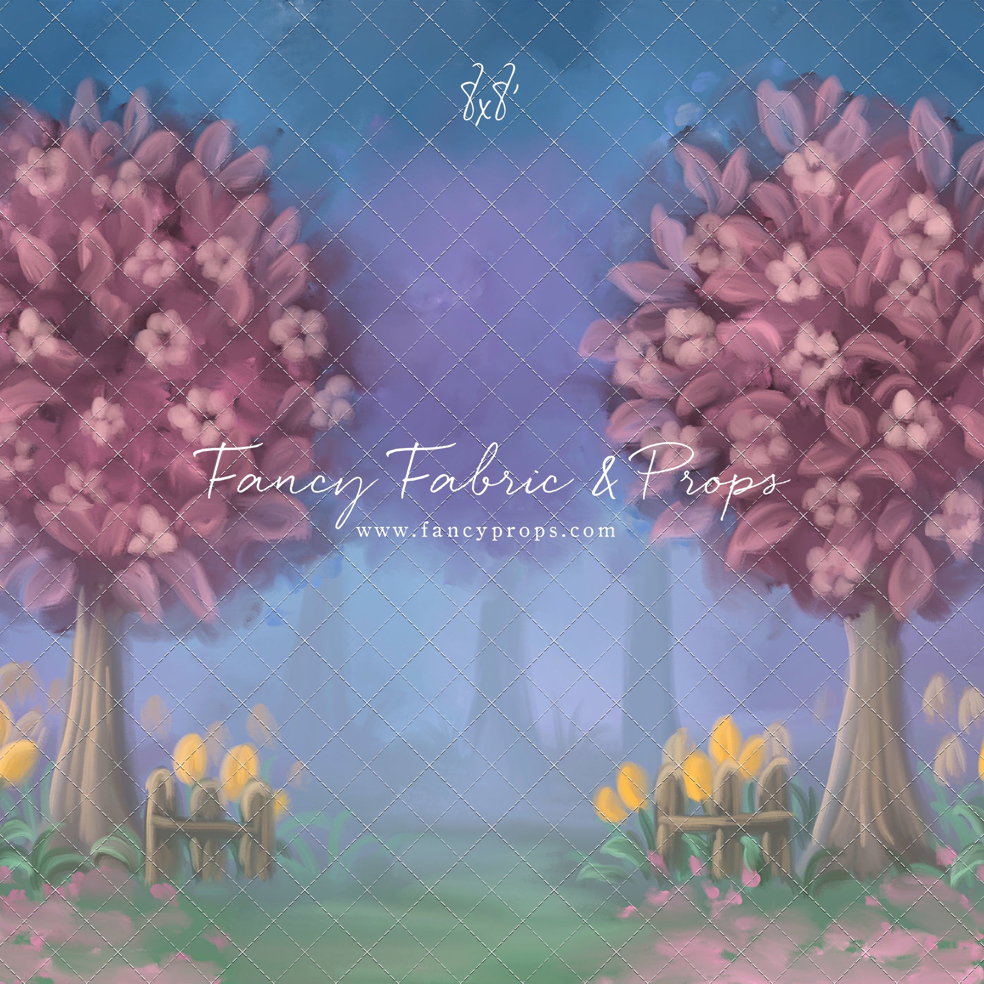 Tulip Garden Path – Fancy Fabric & Props