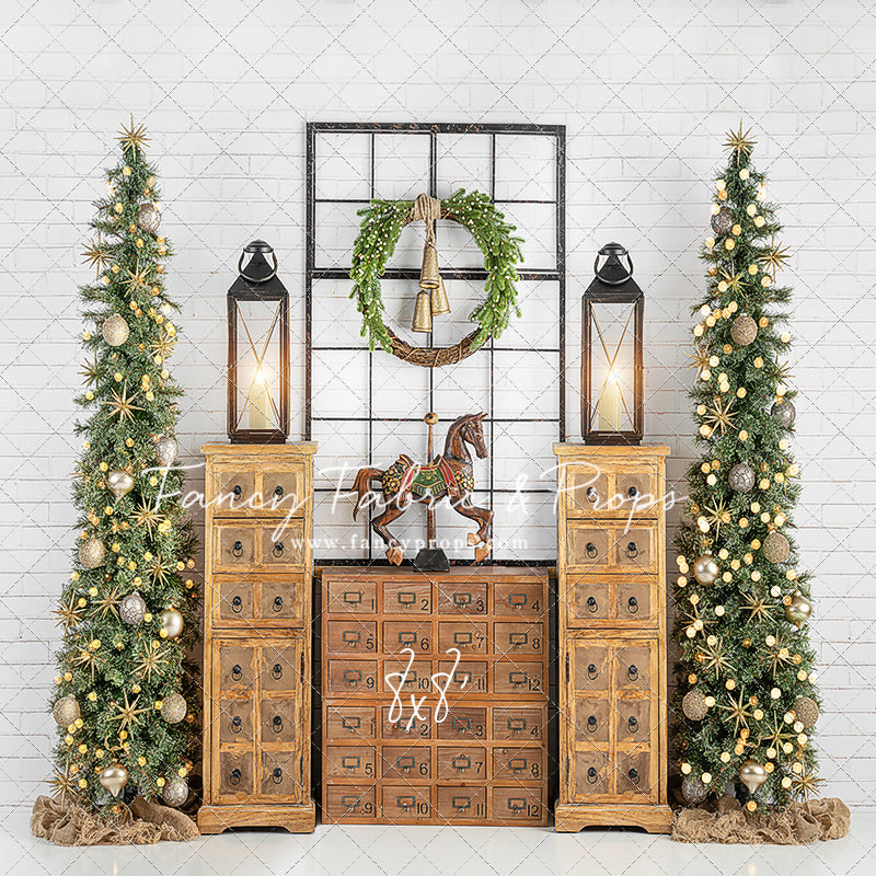 Vintage Holiday Kitchen 2pc Room