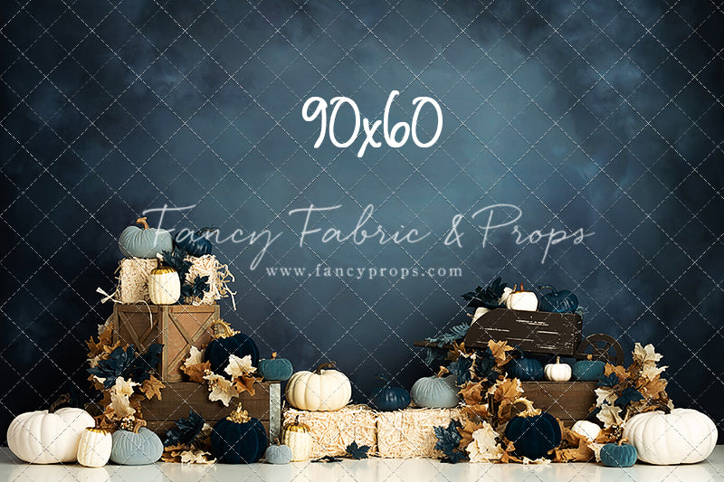 Blue Pumpkins of Fall