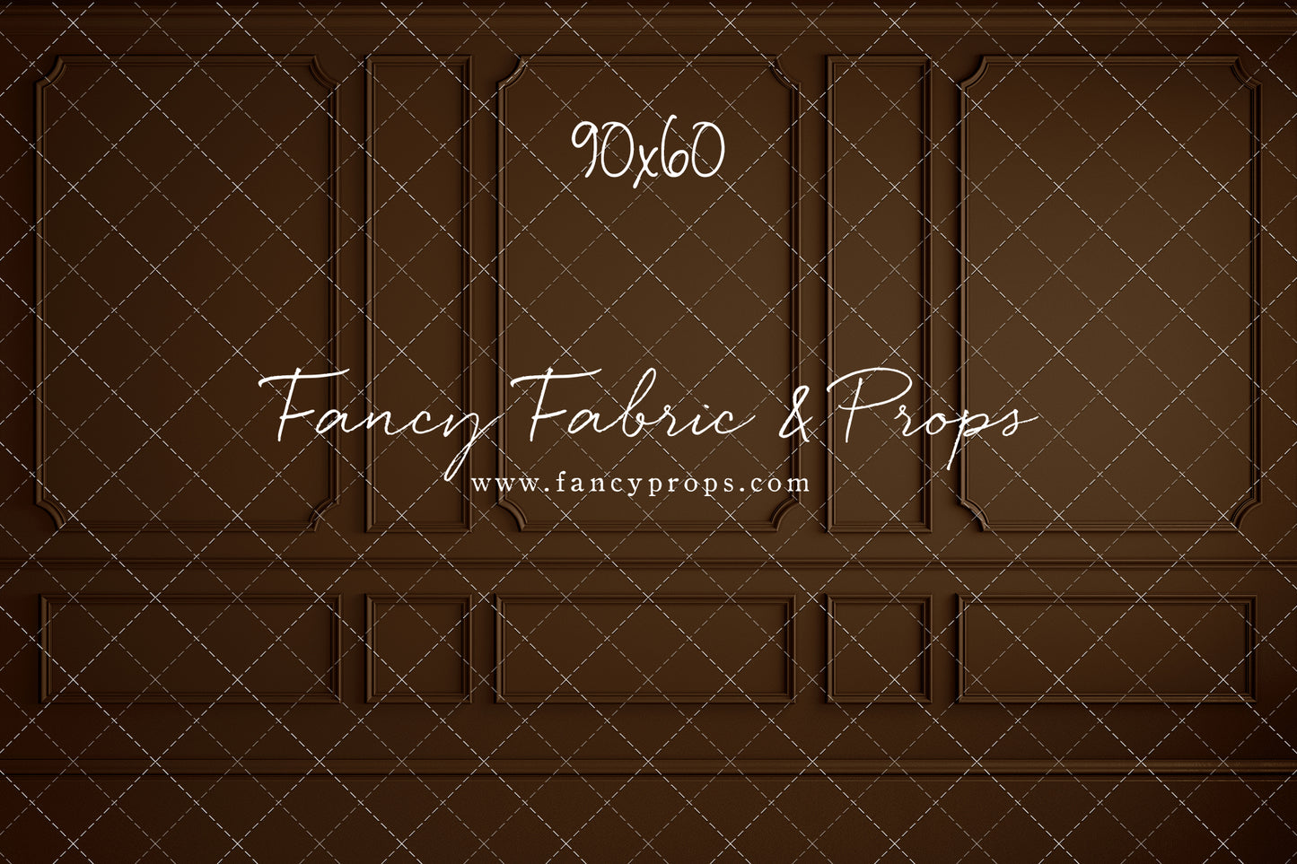 Brown Wainscoting Wall