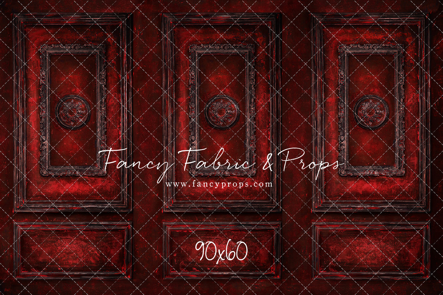 Crimson Antiqued Wall