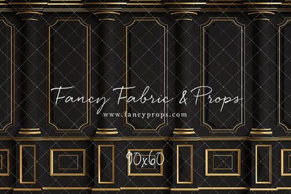 Dark Victorian Gold Wall - With Sweep Option