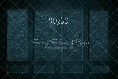 Elegant Aquamarine Wall