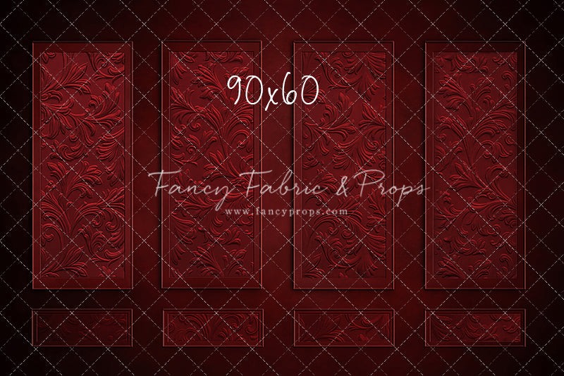 Elegant Crimson Wall