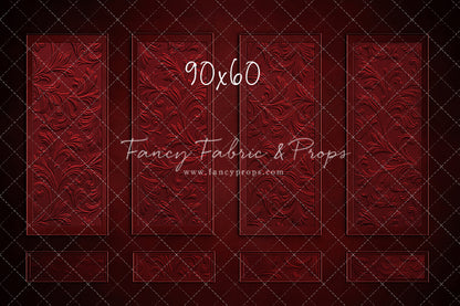 Elegant Crimson Wall