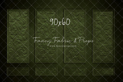 Elegant Emerald Wall