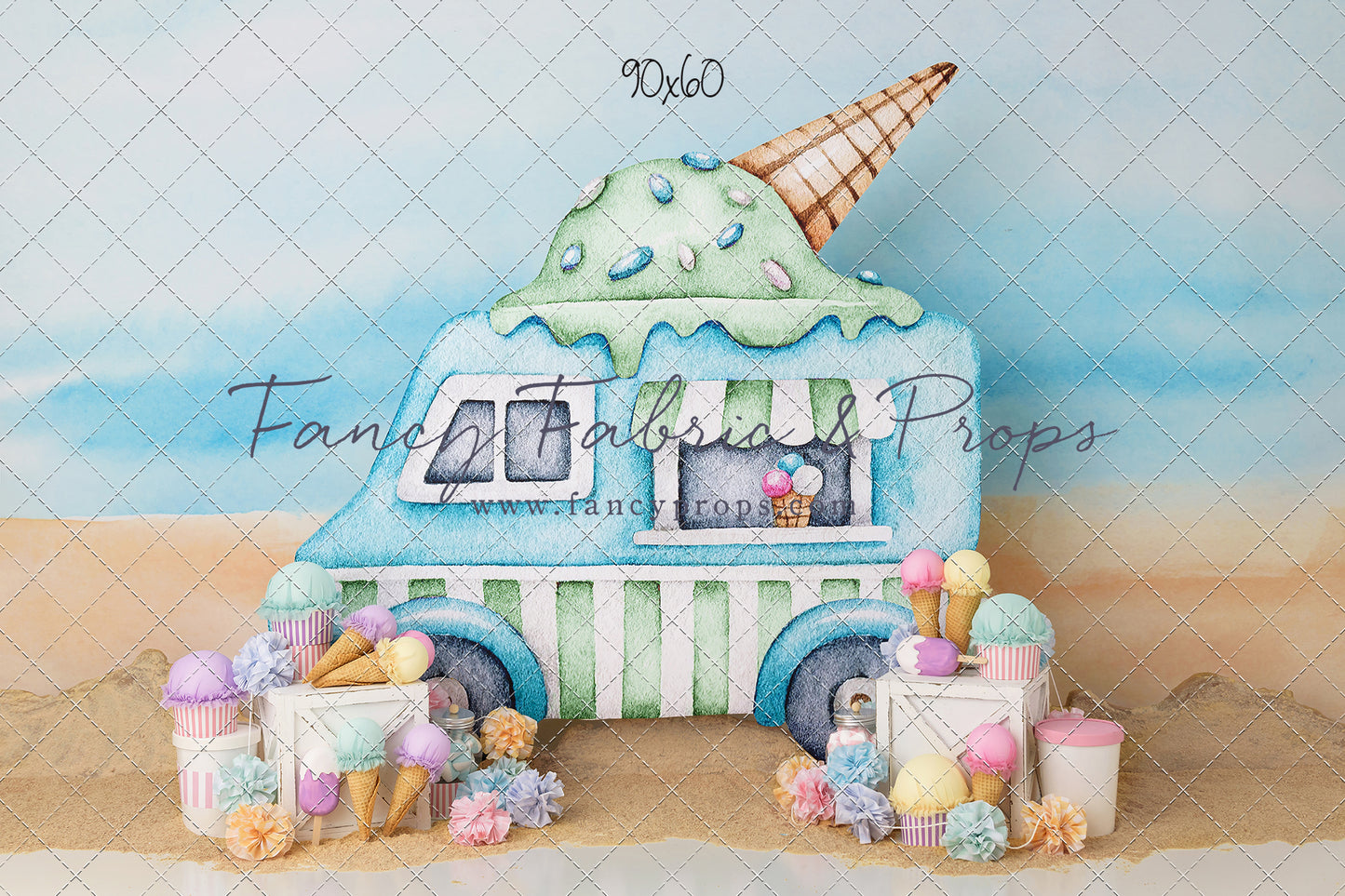 Ice Cream At The Beach