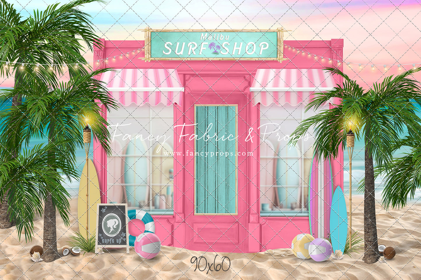 Malibu Barbie Surf Shop - With Sweep Option