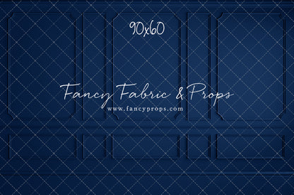 Midnight Wainscoting Wall