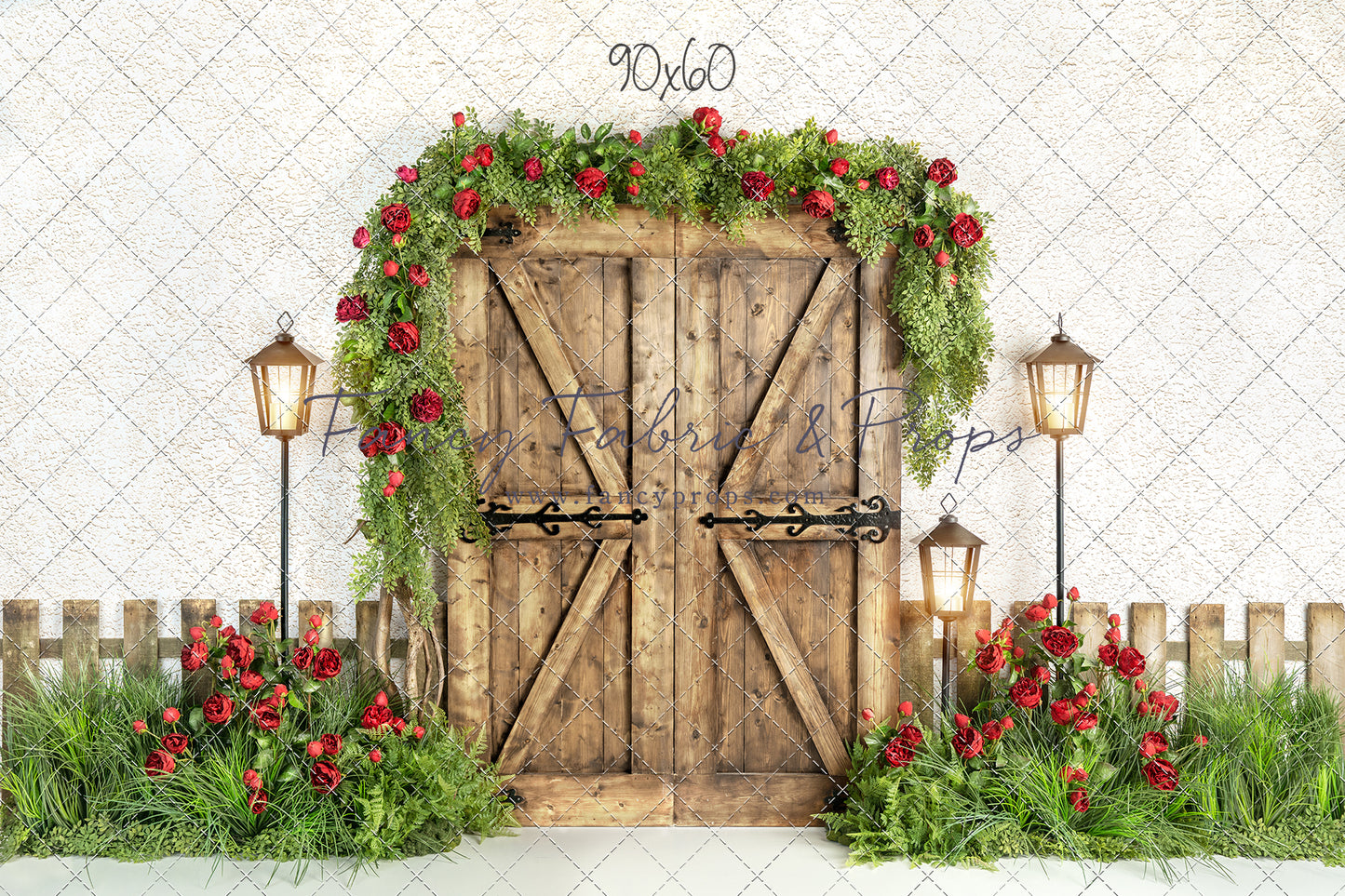 Red Rose Doorway