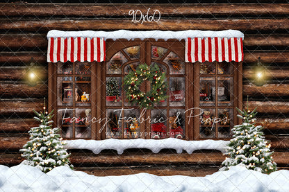 Santa's Workshop Window