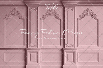 Classic Pink Victorian Wall - With Sweep Option