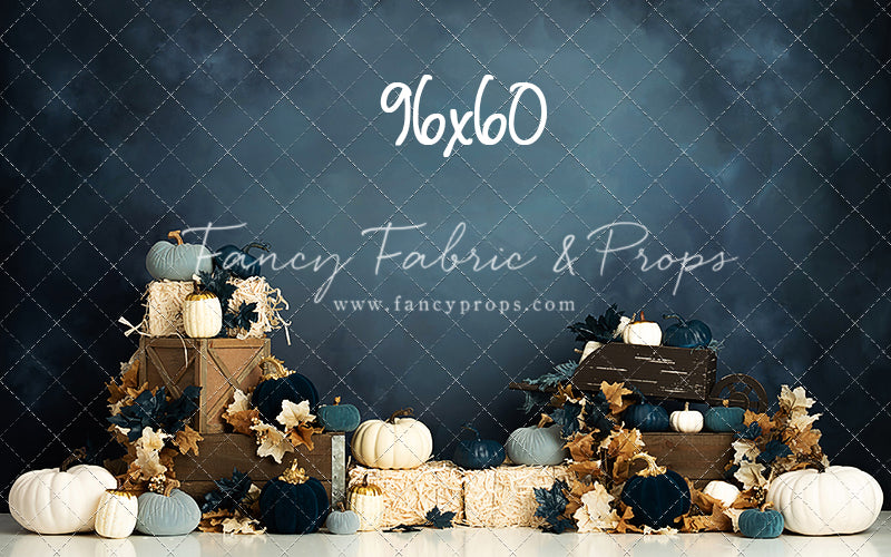 Blue Pumpkins of Fall