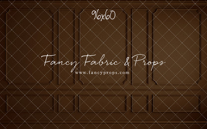 Brown Wainscoting Wall