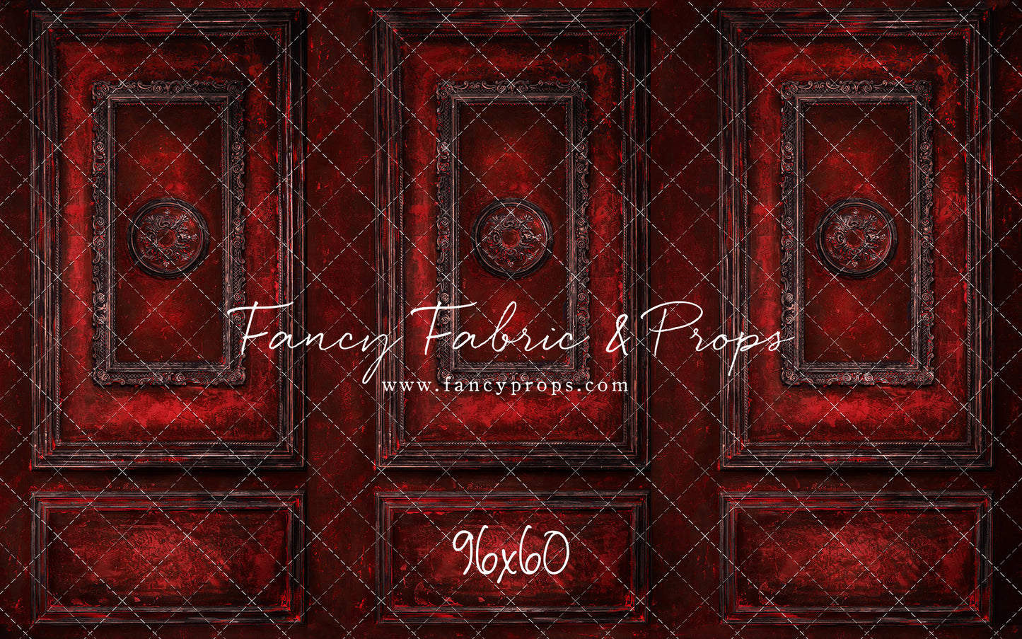 Crimson Antiqued Wall