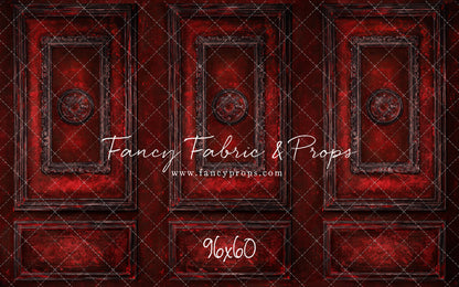 Crimson Antiqued Wall