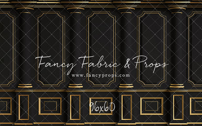 Dark Victorian Gold Wall - With Sweep Option