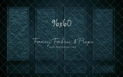 Elegant Aquamarine Wall