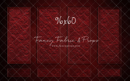 Elegant Crimson Wall