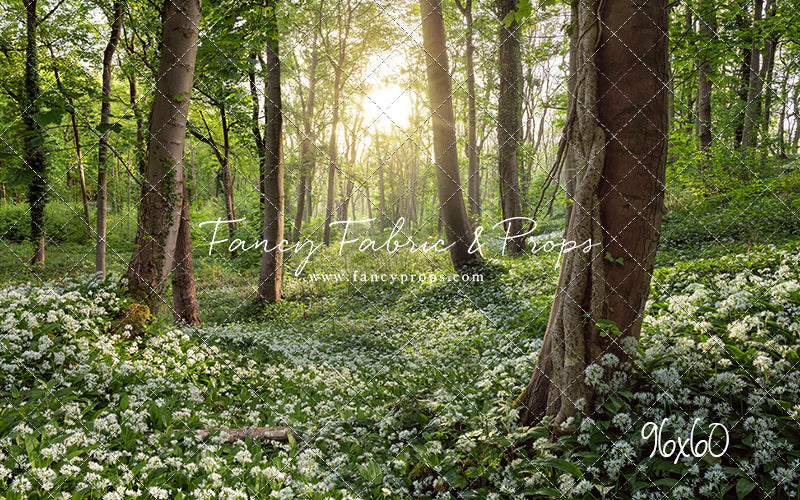 Flowering Forest White Meadow