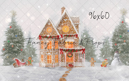 Frosty Gingerbread House