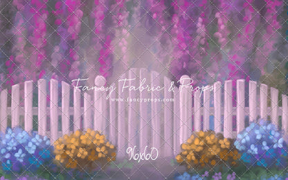 Fuchsia Garden - With Sweep Option