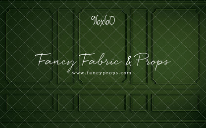 Green Wainscoting Wall