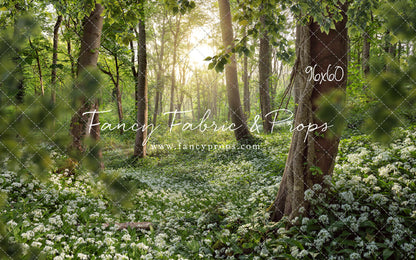 Lush Flowering Forest