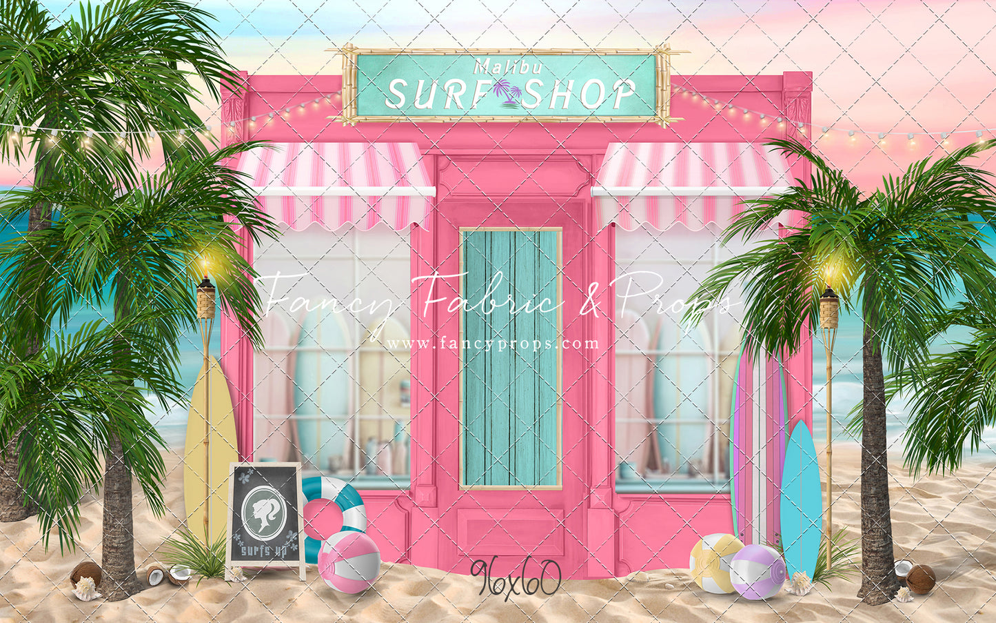 Malibu Barbie Surf Shop - With Sweep Option