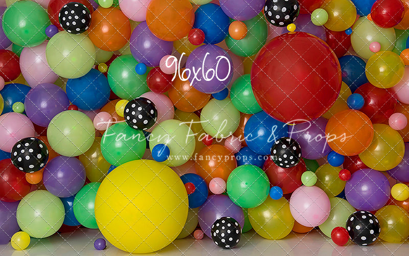 Primary Polka Dot Balloon Wall