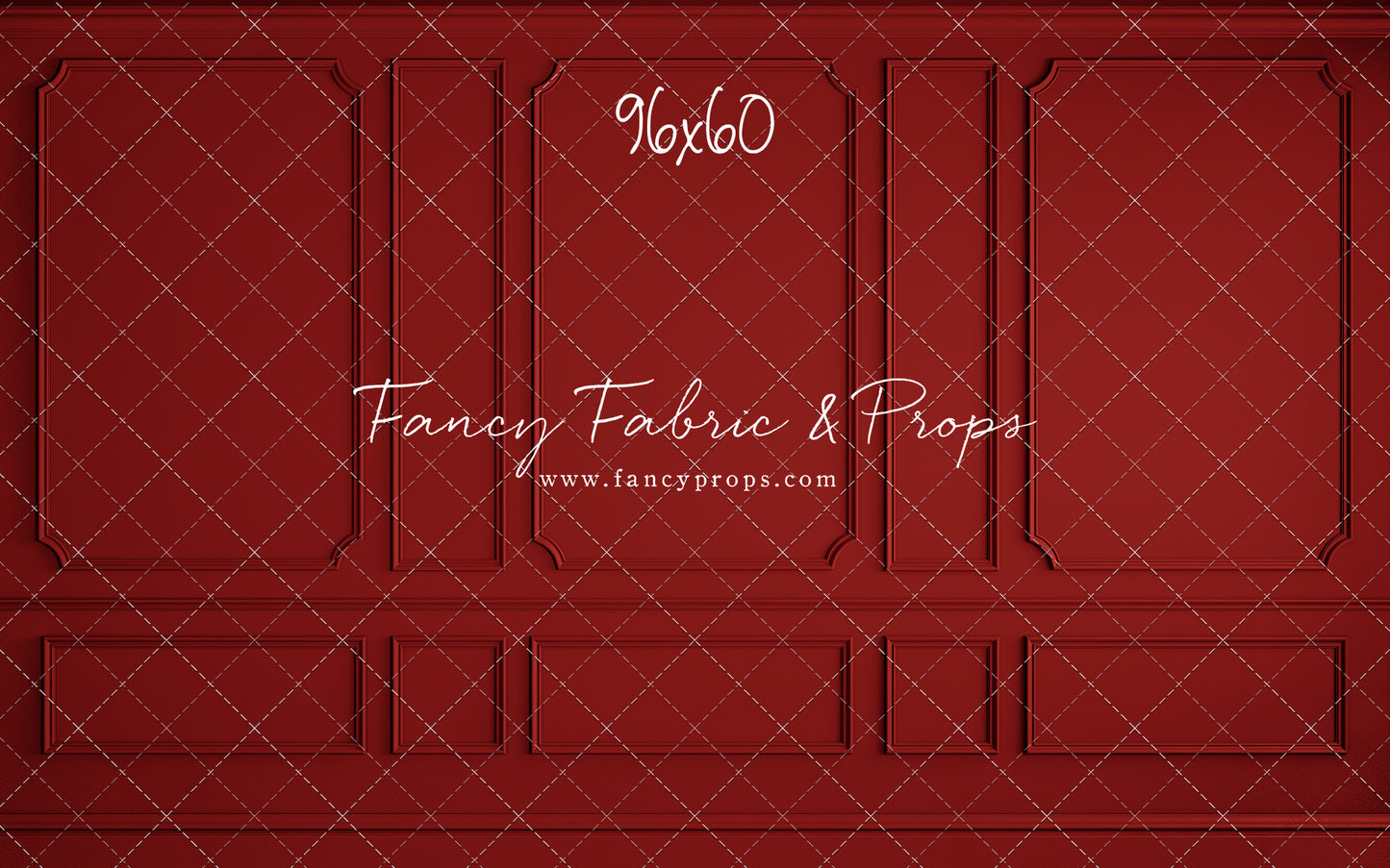 Red Wainscoting Wall