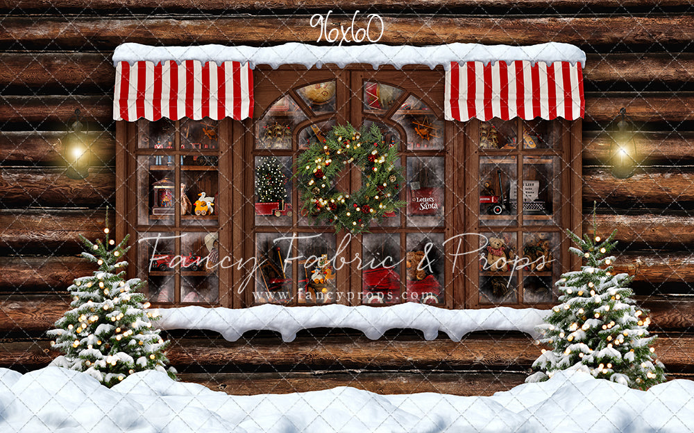 Santa's Workshop Window