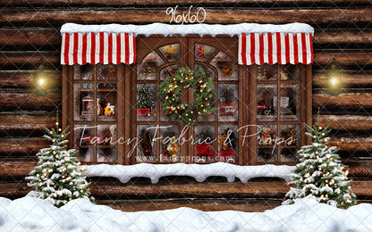 Santa's Workshop Window