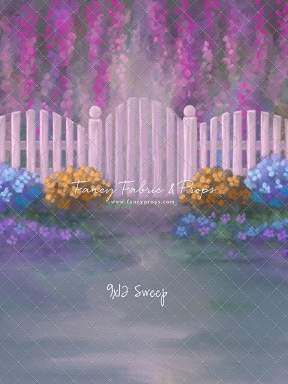 Fuchsia Garden - With Sweep Option