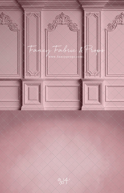 Classic Pink Victorian Wall - With Sweep Option