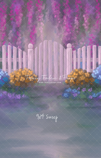 Fuchsia Garden - With Sweep Option