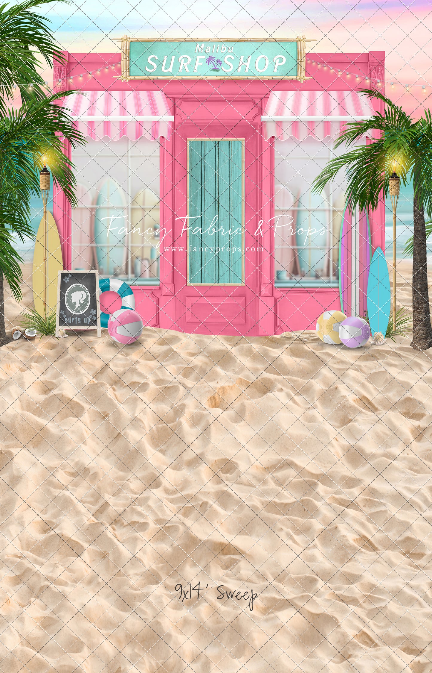 Malibu Barbie Surf Shop - With Sweep Option