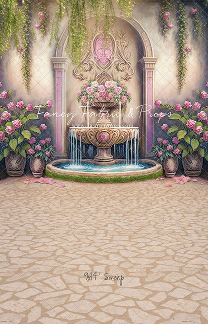 Pink Wishes Fountain - With Sweep Option