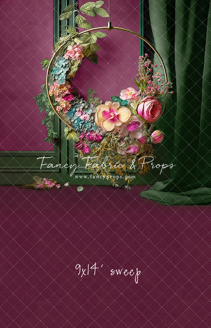 Magenta Elegant Hoop - Sweep Sizes Only