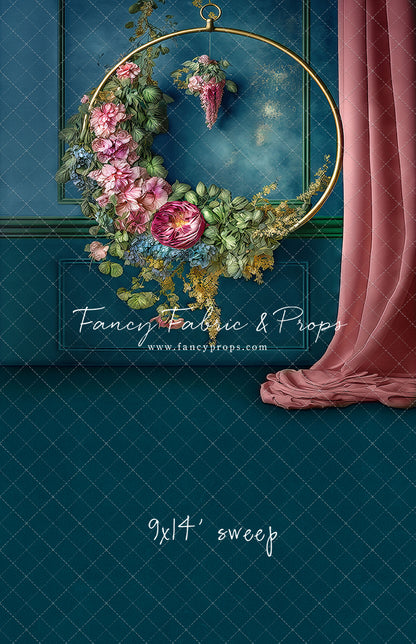 Turquoise Elegant Hoop - Sweep Sizes Only