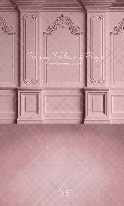 Classic Pink Victorian Wall - With Sweep Option