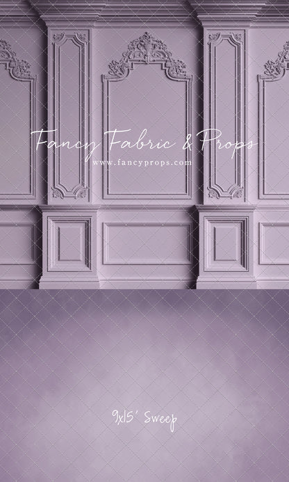 Classic Purple Victorian Wall - With Sweep Option