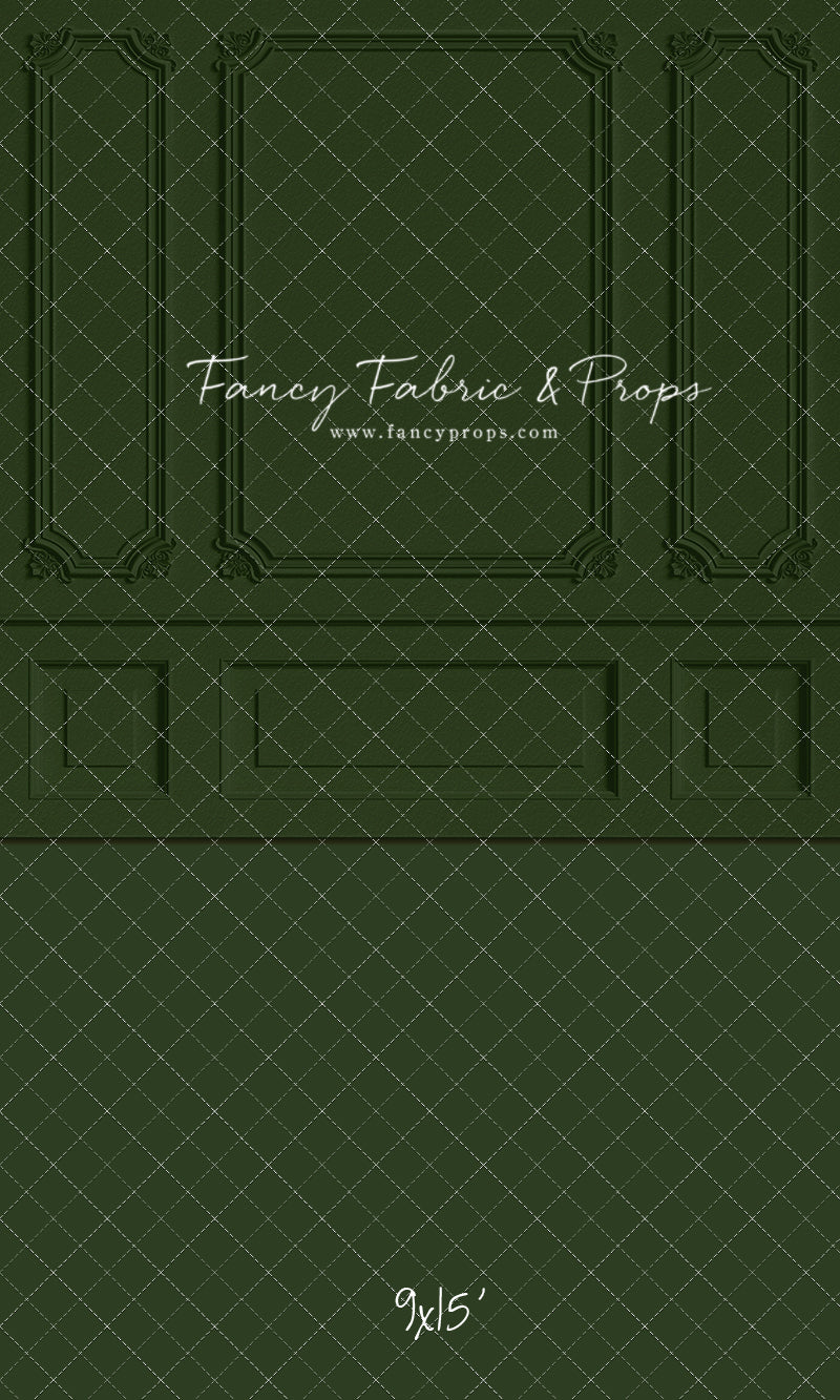 Classic Evergreen Wainscoting Wall - With Sweep Option