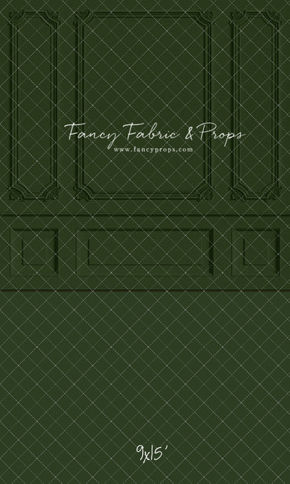 Classic Evergreen Wainscoting Wall - With Sweep Option