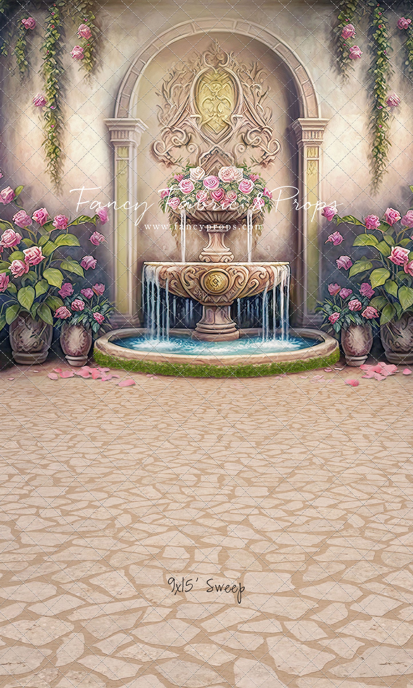 Golden Wishes Fountain - With Sweep Option